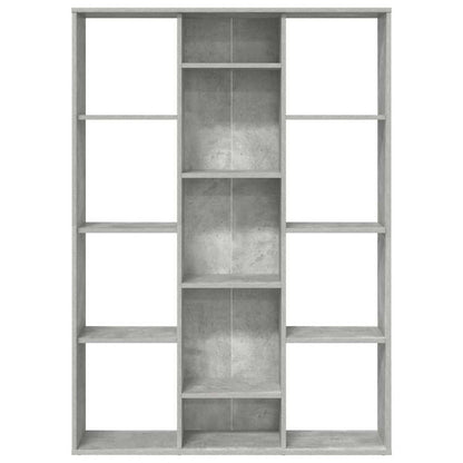 vidaXL Room Divider/Book Cabinet Concrete Grey 100x24x140 cm Engineered Wood 5
