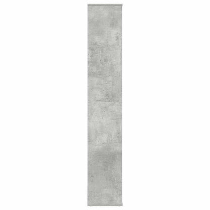 vidaXL Room Divider/Book Cabinet Concrete Grey 100x24x140 cm Engineered Wood 6