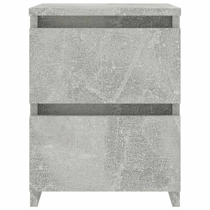 800522 vidaXL Bedside Cabinets 2 pcs Concrete Grey 30x30x40 cm Engineered Wood 3
