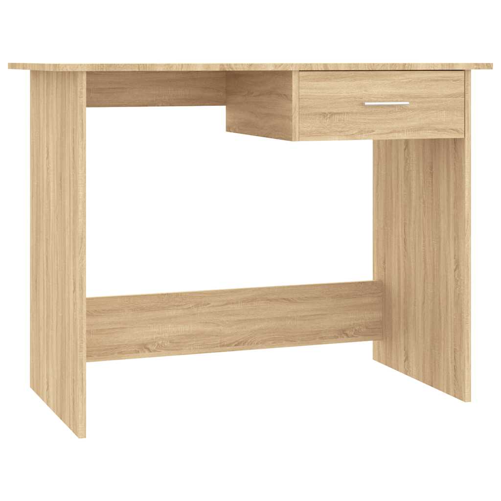 vidaXL Desk | Sonoma oak | Engineered wood | Compact | Corner Desk | Rectangular 2