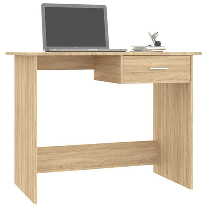 vidaXL Desk | Sonoma oak | Engineered wood | Compact | Corner Desk | Rectangular 3