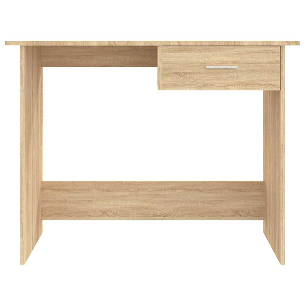 vidaXL Desk | Sonoma oak | Engineered wood | Compact | Corner Desk | Rectangular 4