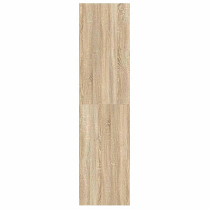 vidaXL Wardrobe | Sonoma Oak | Engineered wood | Compact | Wardrobe 5