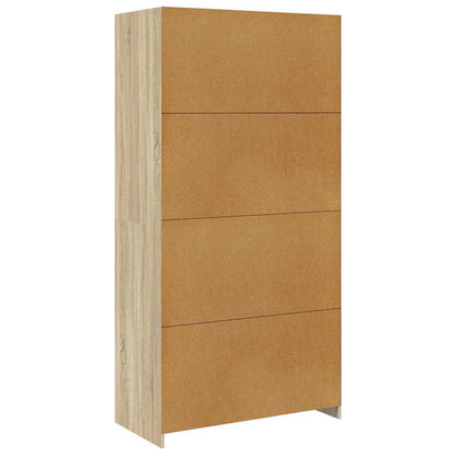 vidaXL Wardrobe | Sonoma Oak | Engineered wood | Compact | Wardrobe 6