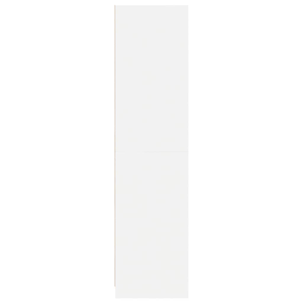 vidaXL Wardrobe | White | Engineered wood | Compact | Wardrobe | Rectangular 5