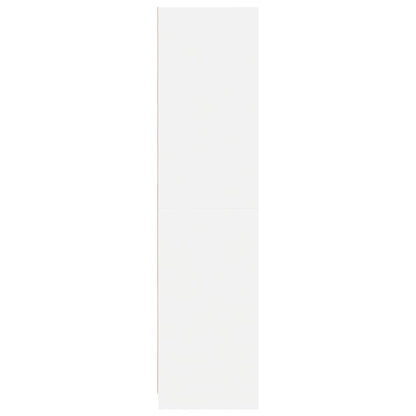 vidaXL Wardrobe | White | Engineered wood | Compact | Wardrobe | Rectangular 5