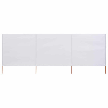 vidaXL Wind Screen | Sand White | Non-woven fabric | 400 x 160 cm | Collapsible 1
