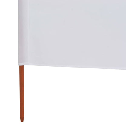 vidaXL Wind Screen | Sand White | Non-woven fabric | 400 x 160 cm | Collapsible 4