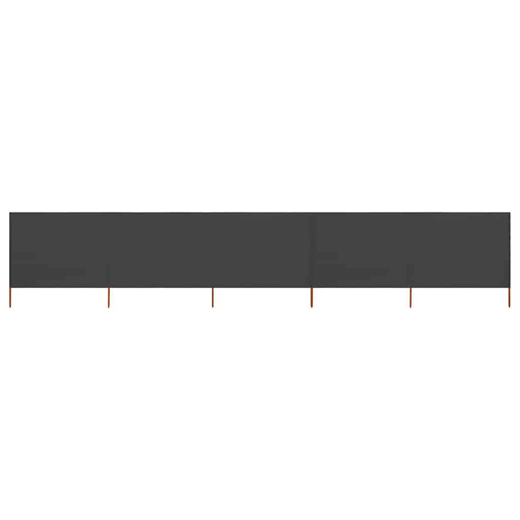 vidaXL Wind Screen | Anthracite | Non-woven fabric, Wood | 600 x 80 cm 1