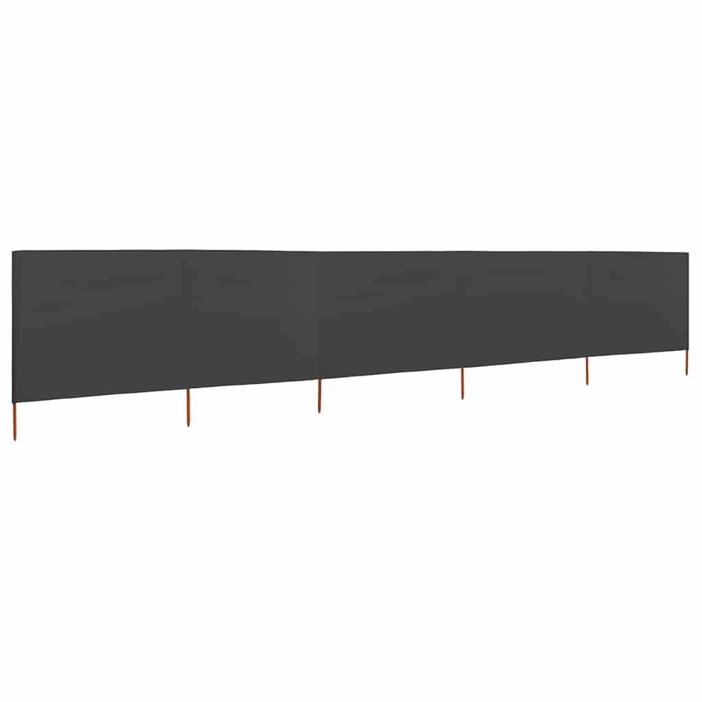 vidaXL Wind Screen | Anthracite | Non-woven fabric, Wood | 600 x 80 cm 2