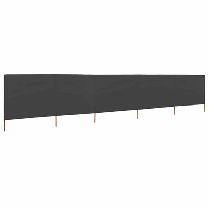 vidaXL Wind Screen | Anthracite | Non-woven fabric, Wood | 600 x 80 cm 2