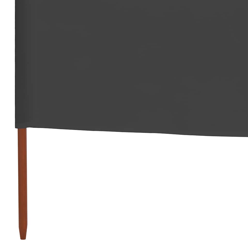 vidaXL Wind Screen | Anthracite | Non-woven fabric, Wood | 600 x 80 cm 5