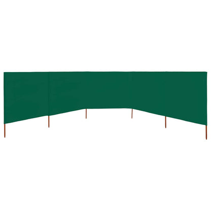 vidaXL Wind Screen | Green | Non-woven fabric | 600x120 cm | Foldable 3