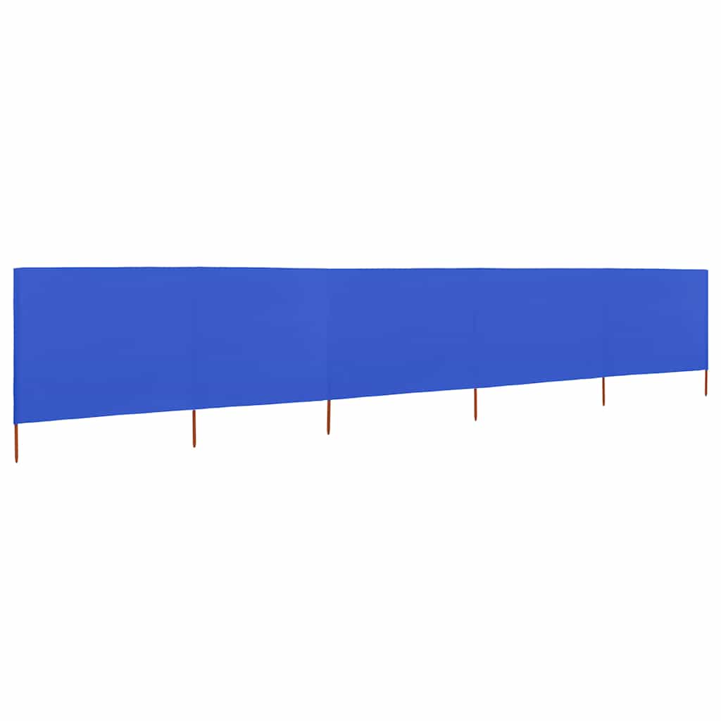 vidaXL Wind Screen | Azure Blue | Non-woven fabric | 600 x 120 cm | Foldable 2