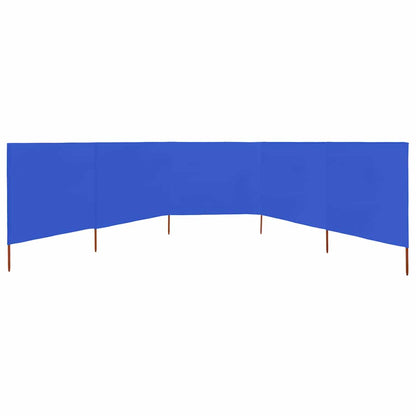 vidaXL Wind Screen | Azure Blue | Non-woven fabric | 600 x 120 cm | Foldable 3