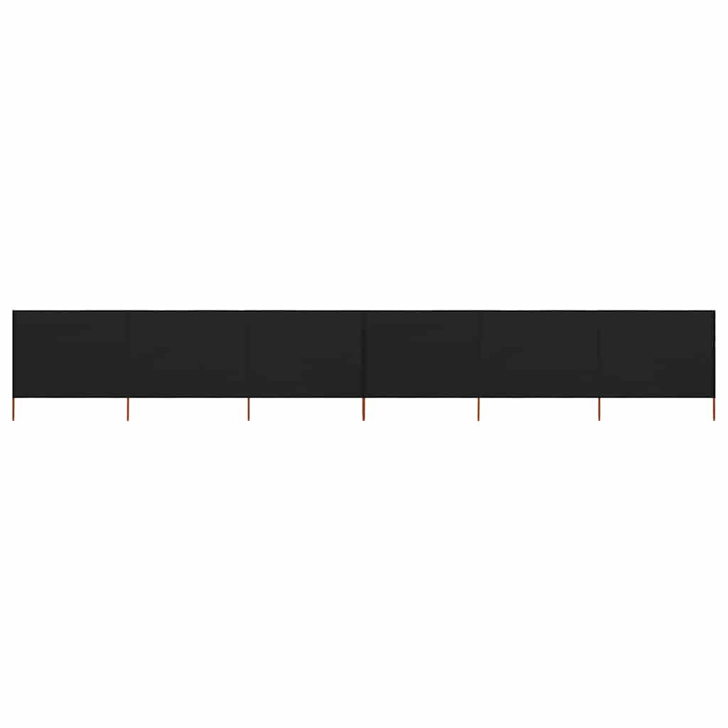 vidaXL Wind Screen | Black | Non-woven fabric, wood | Large | Foldable 1