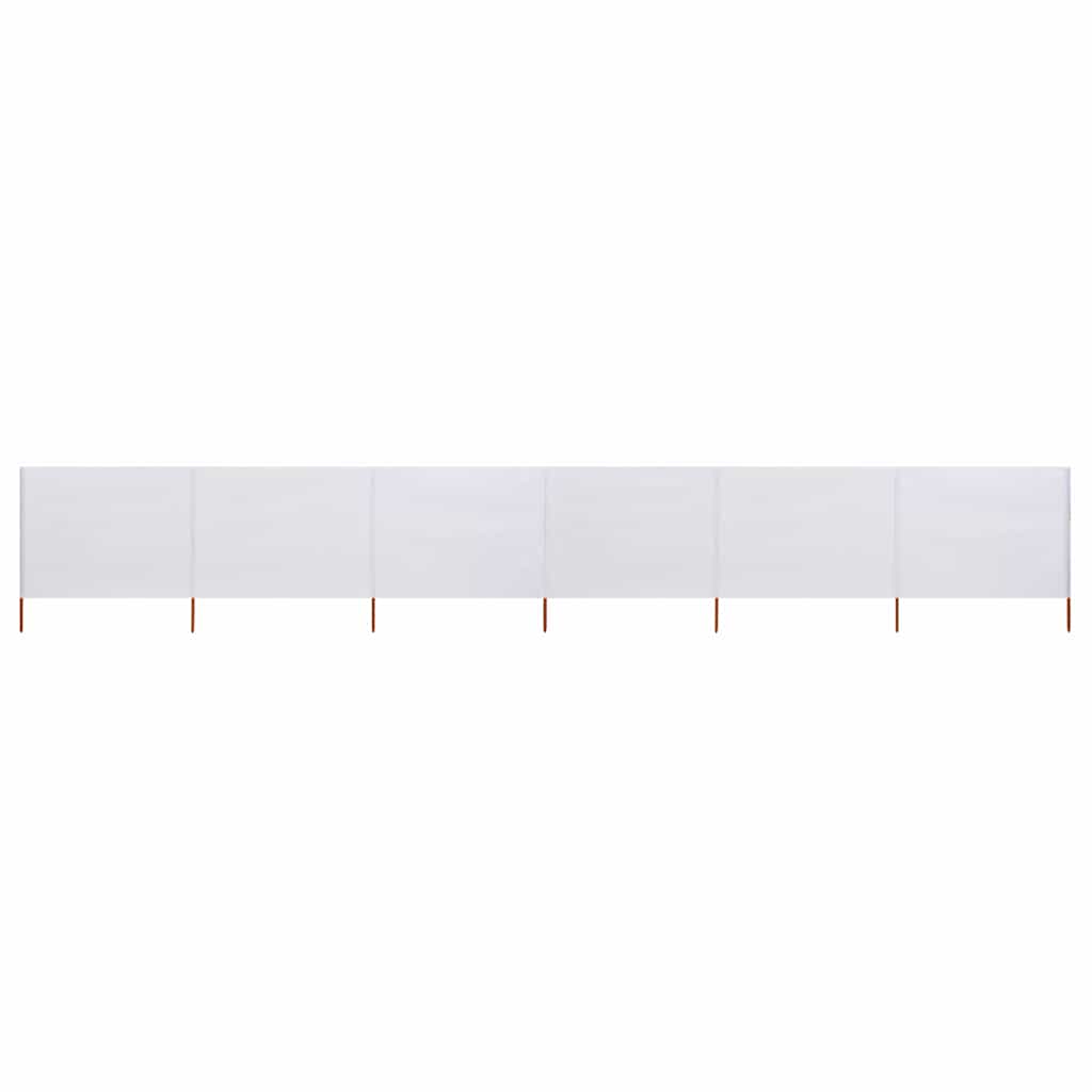 vidaXL Wind Screen | Sand White | Non-woven fabric, Wood | Large |  Foldable 1