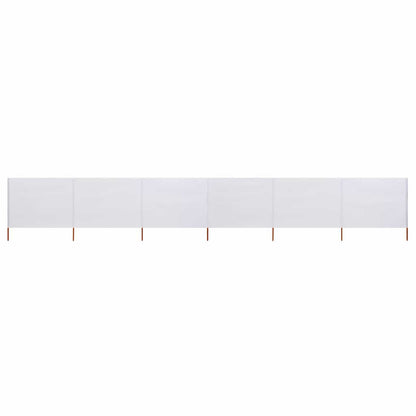 vidaXL Wind Screen | Sand White | Non-woven fabric, Wood | Large |  Foldable 1