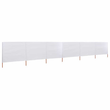 vidaXL Wind Screen | Sand White | Non-woven fabric, Wood | Large |  Foldable 2