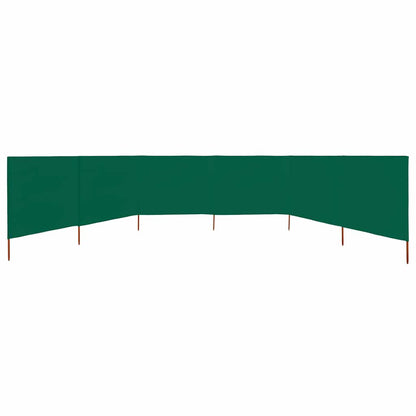 vidaXL Wind Screen | Green | Non-woven fabric, Wood | Large | Collapsible 3