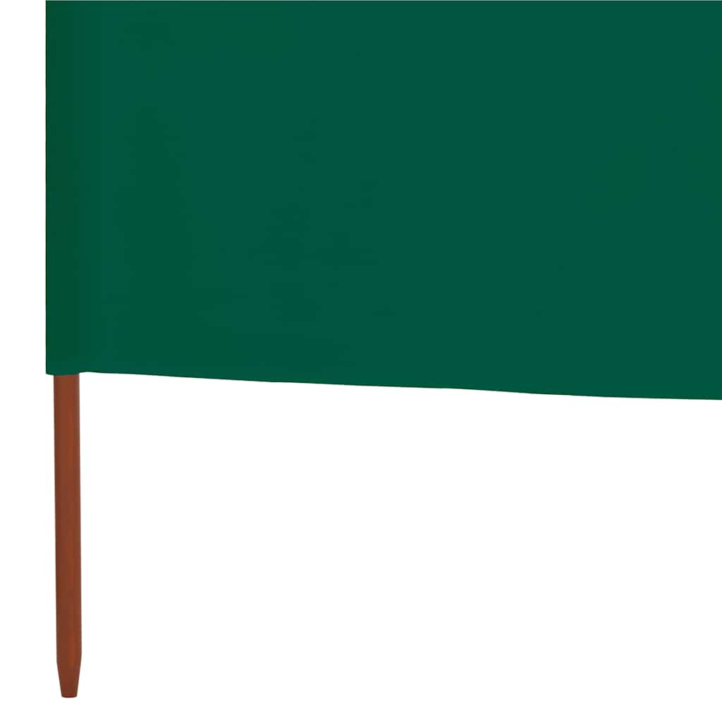 vidaXL Wind Screen | Green | Non-woven fabric, Wood | Large | Collapsible 5