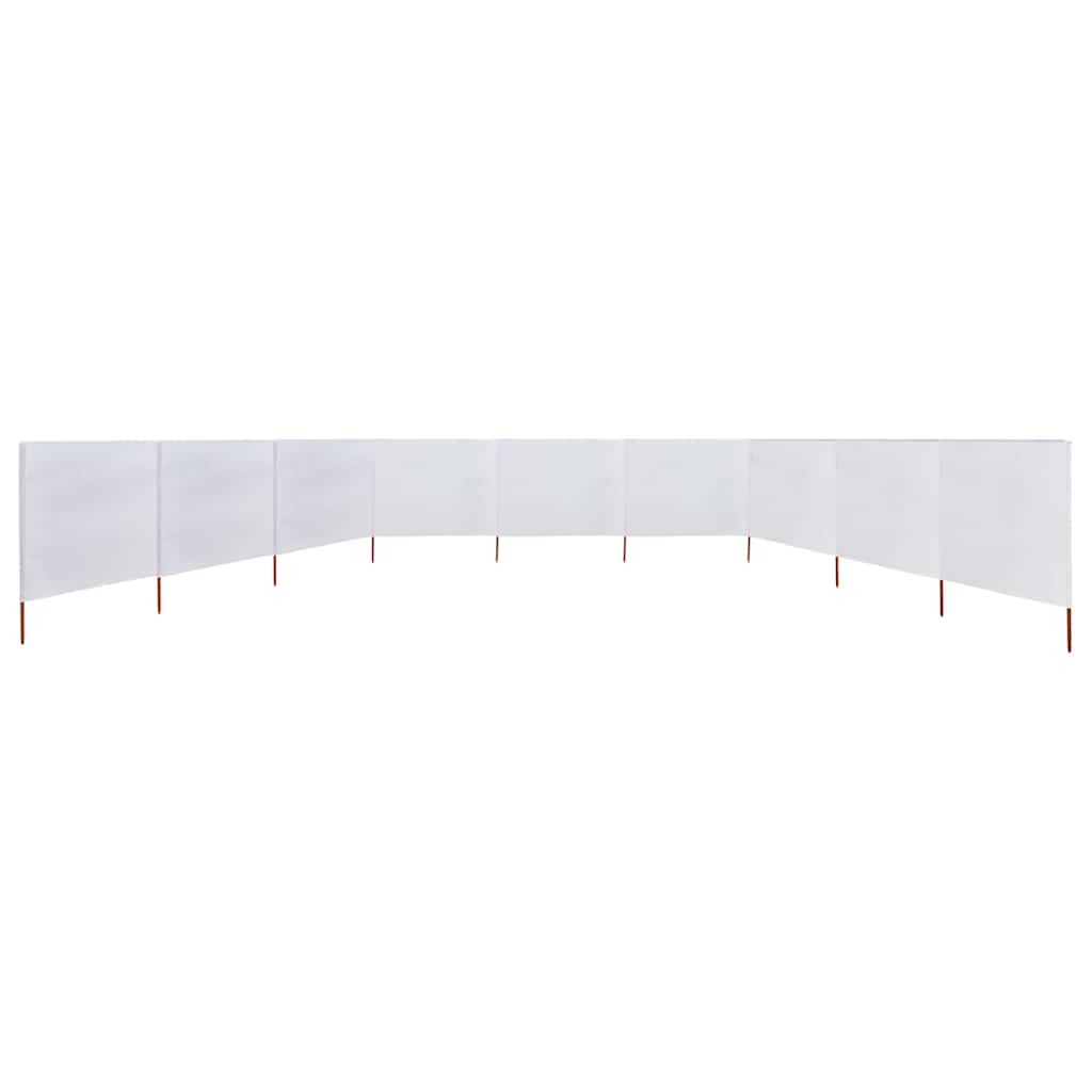 vidaXL Wind Screen | Sand White | Non-woven fabric and wood | 1200 x 80 cm 3
