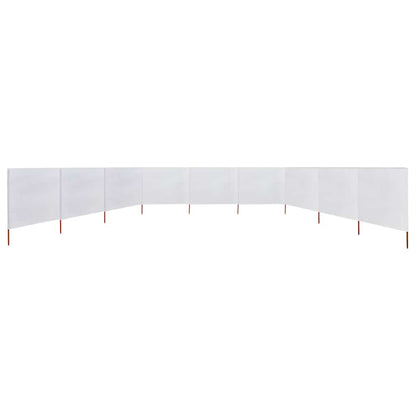 vidaXL Wind Screen | Sand White | Non-woven fabric and wood | 1200 x 80 cm 3