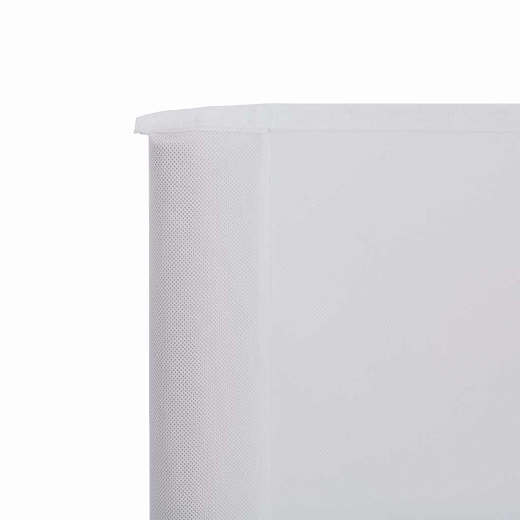 vidaXL Wind Screen | Sand White | Non-woven fabric and wood | 1200 x 80 cm 4