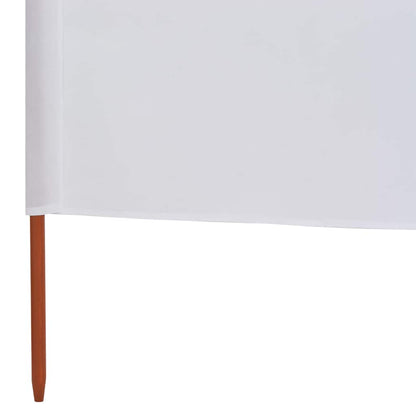 vidaXL Wind Screen | Sand White | Non-woven fabric and wood | 1200 x 80 cm 5