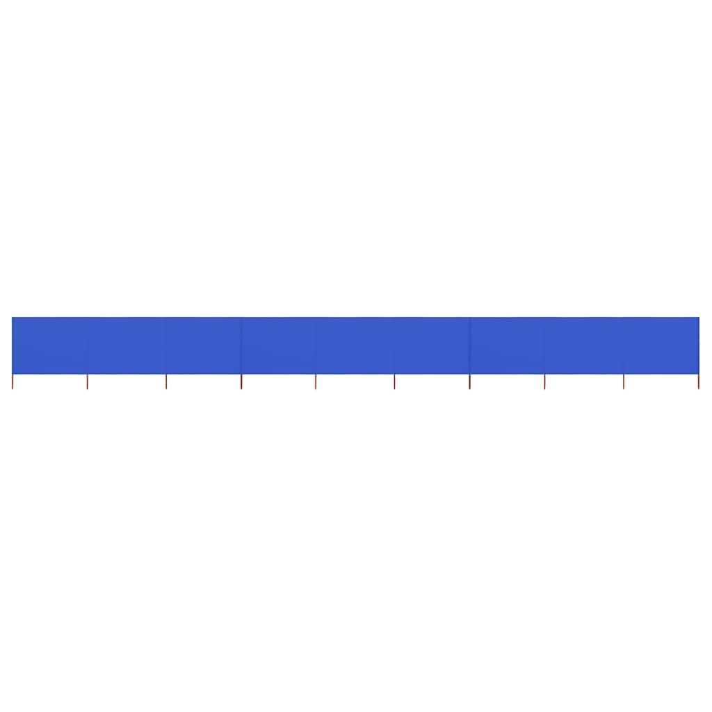 vidaXL Wind Screen | Azure Blue | Non-woven fabric, Wood | 1200 x 80 cm 1
