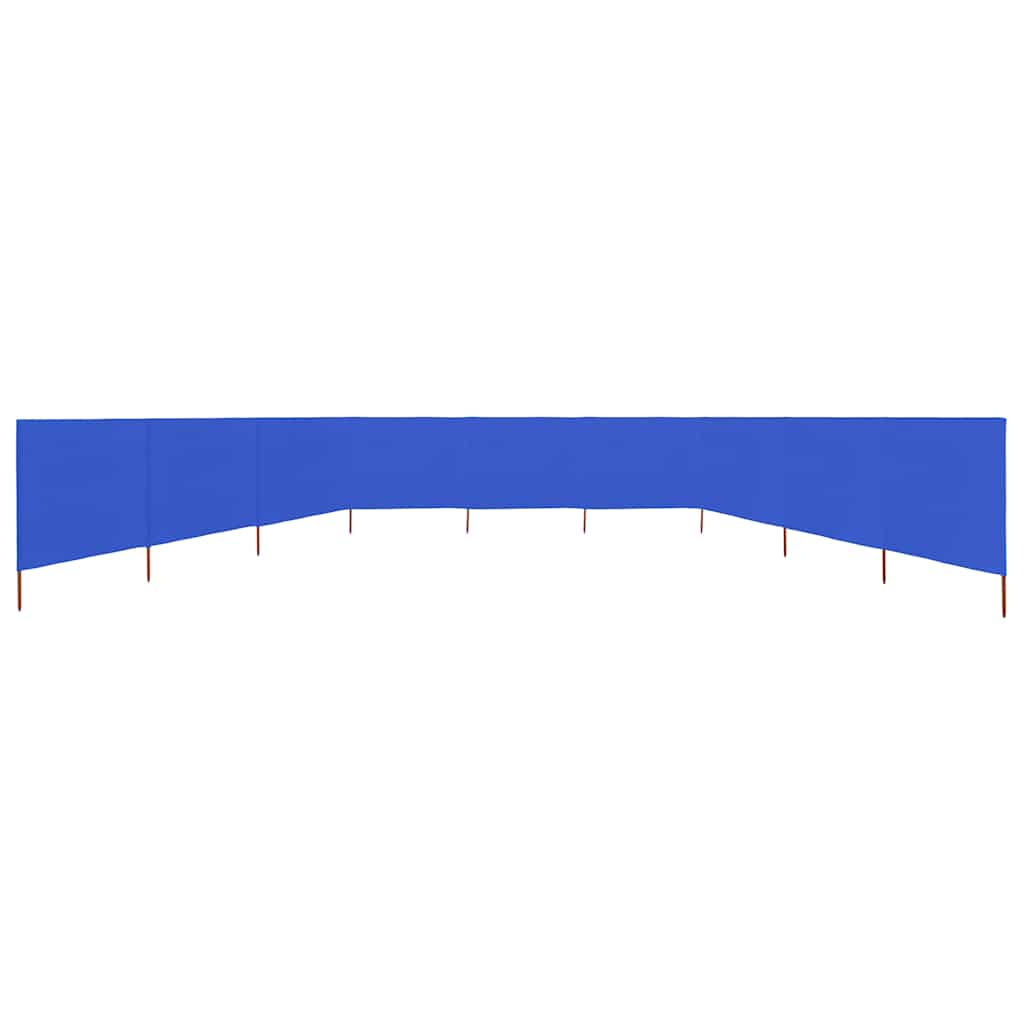 vidaXL Wind Screen | Azure Blue | Non-woven fabric, Wood | 1200 x 80 cm 3