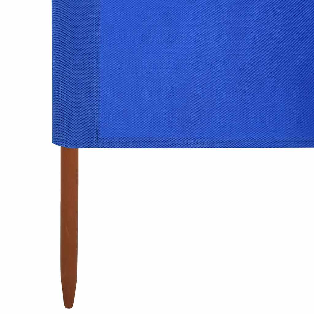 vidaXL Wind Screen | Azure Blue | Non-woven fabric, Wood | 1200 x 80 cm 5