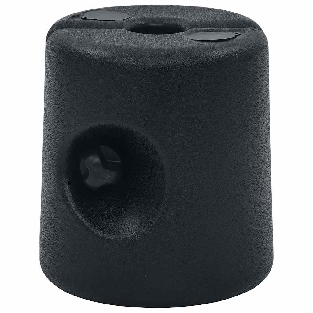 vidaXL Gazebo Weights 4 pcs PE Black 4