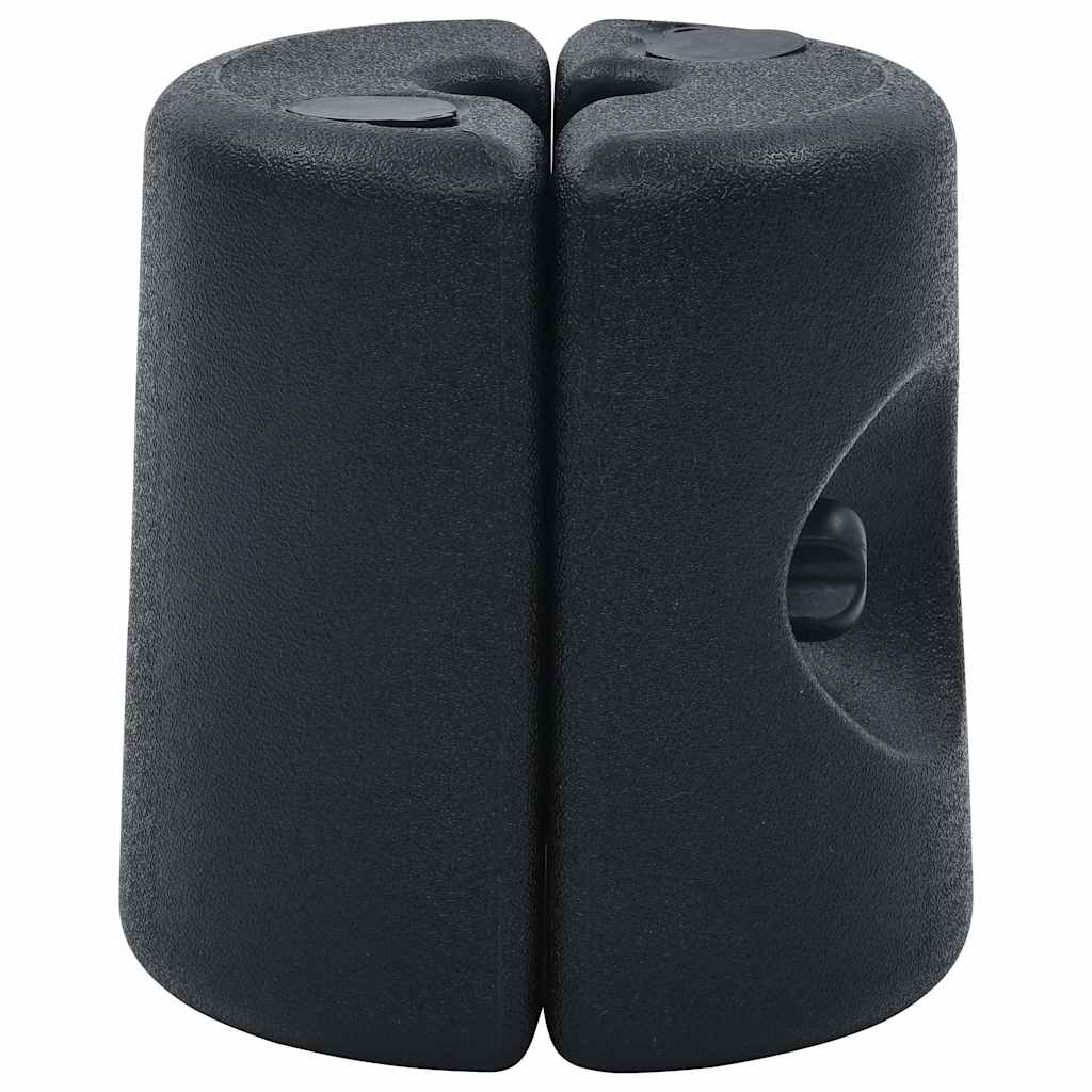 vidaXL Gazebo Weights 4 pcs PE Black 5