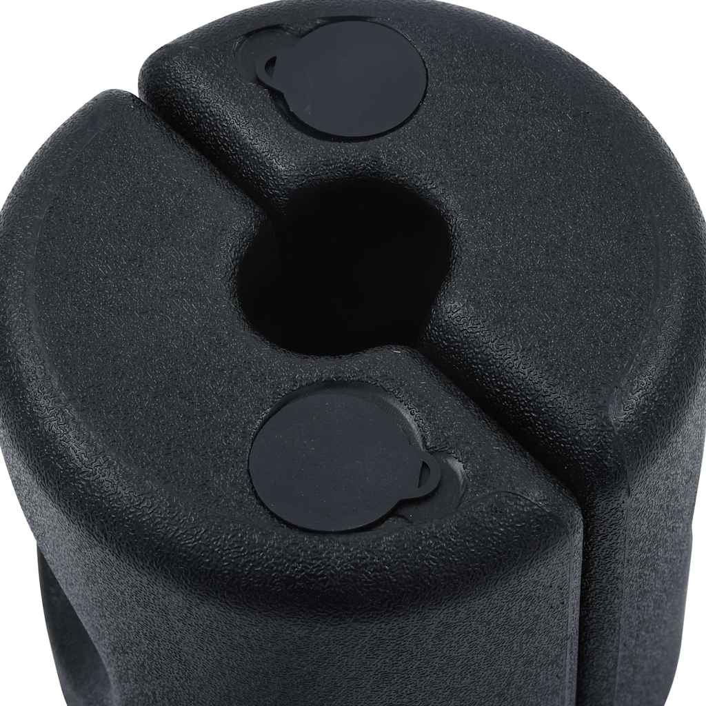 vidaXL Gazebo Weights 4 pcs PE Black 6