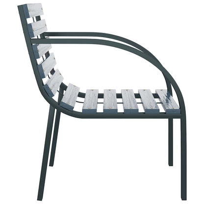 47938 vidaXL Garden Chairs 2 pcs Grey Wood 6