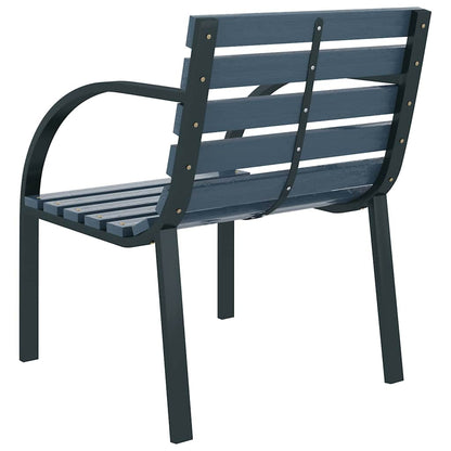 47938 vidaXL Garden Chairs 2 pcs Grey Wood 5