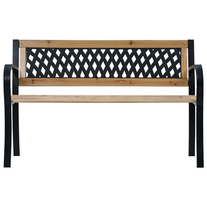 47944 vidaXL Garden Bench 120 cm Wood 2