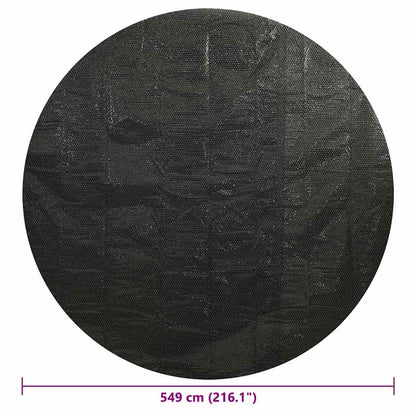 92161 vidaXL Pool Cover Black 549 cm PE 6