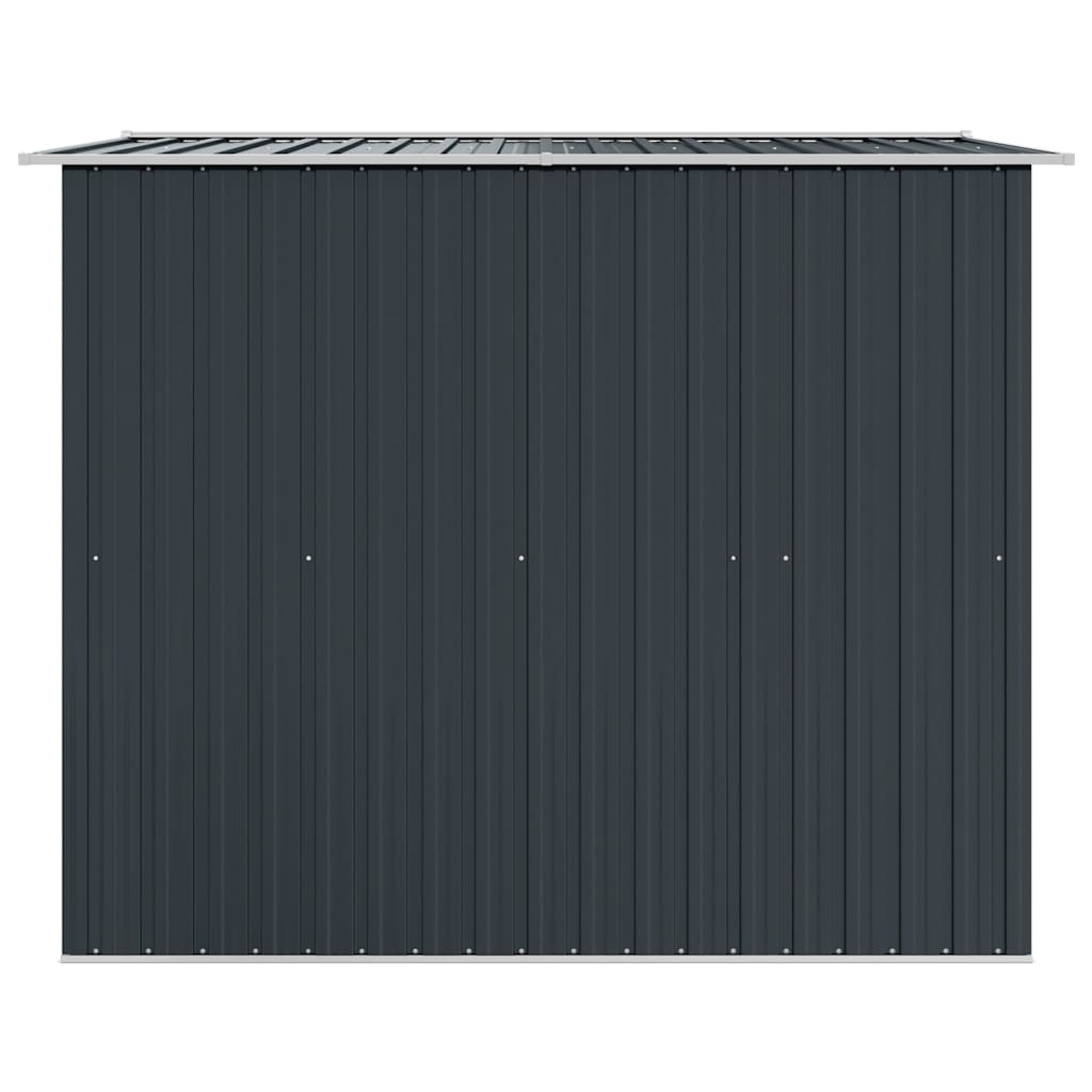 vidaXL Garden Shed | Anthracite | Galvanised steel | 257x205x178 cm 6