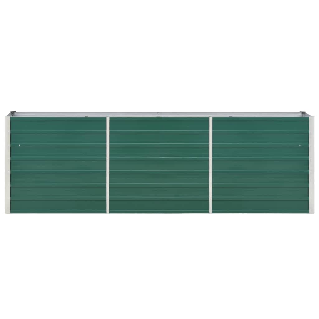 vidaXL Raised Bed | Green | Galvanised steel | Large | Durable | Garden Planter 4