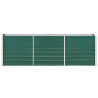 vidaXL Raised Bed | Green | Galvanised steel | Large | Durable | Garden Planter 4