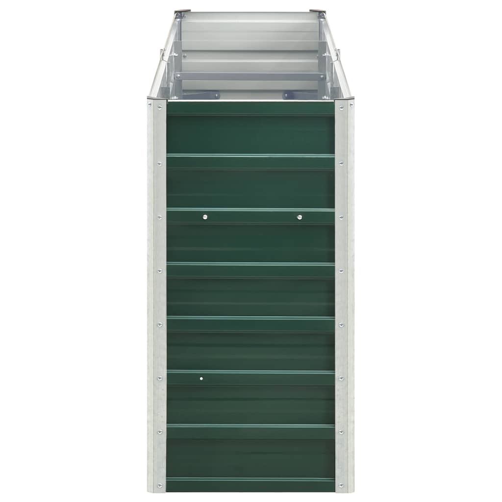 vidaXL Raised Bed | Green | Galvanised steel | Large | Durable | Garden Planter 5
