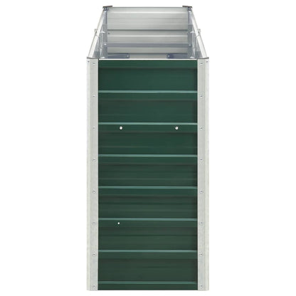vidaXL Raised Bed | Green | Galvanised steel | Large | Durable | Garden Planter 5