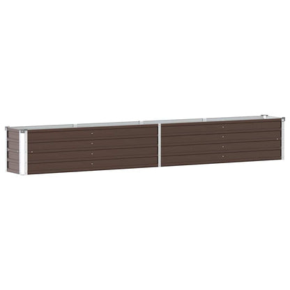 vidaXL Raised Bed | Brown | Galvanised steel | Large | Heavy Weight Endurance 2