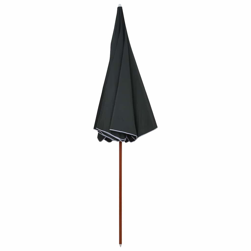 vidaXL Garden Parasol with Steel Pole 300 cm Anthracite 2