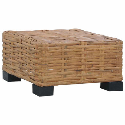 vidaXL Coffee Table 47x47x28 cm Natural Rattan 1