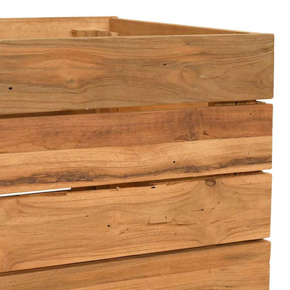 vidaXL Raised Bed | Varies with each piece | Recycled teak wood, steel 6