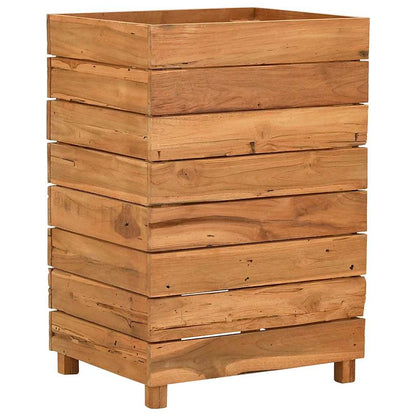 vidaXL Raised Bed | Natural Teak | Recycled teak wood, steel | Medium 2
