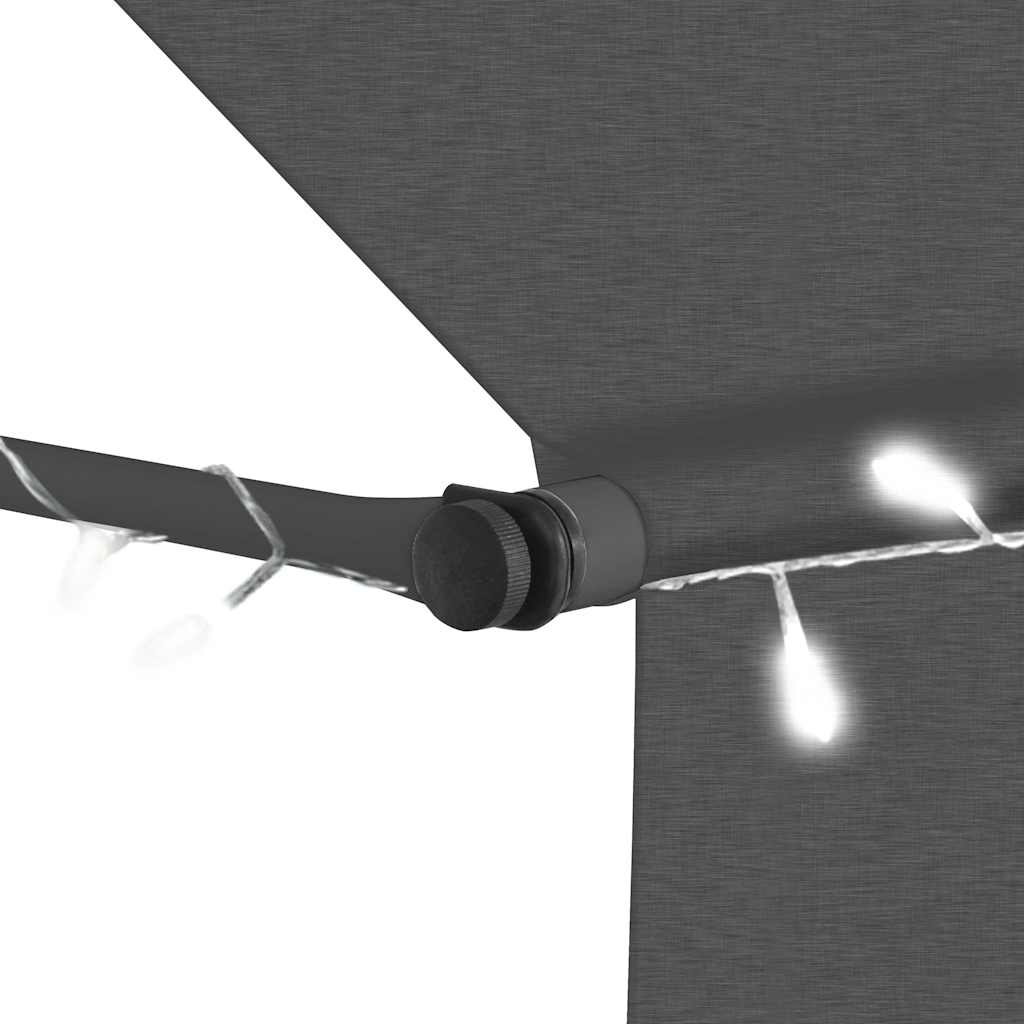 vidaXL Retractable Awning | Anthracite | Polyester | Small | Retractable 5